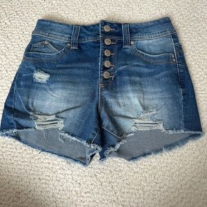 Jean high waist shorts!